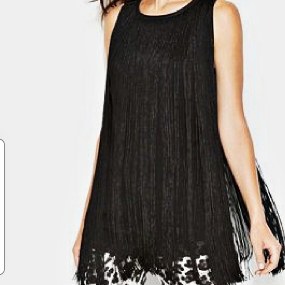 MICHAEL Michael Kors Tops - NEW! MICHAEL Michael Kors Sleeveless Fringe Top